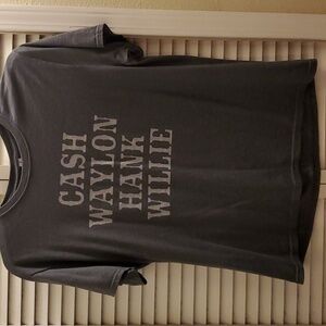 Cash Waylon Hank and Willie women's Jerzees T-shirt